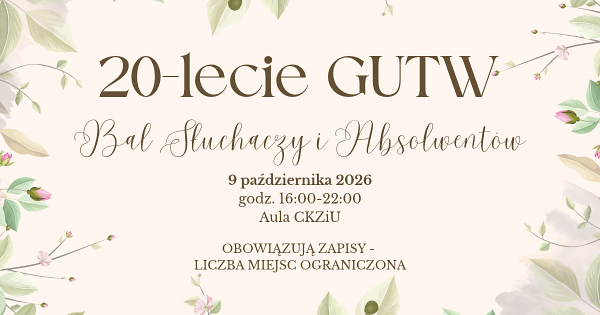 Bal Słuchaczy i Absolwentów GUTW