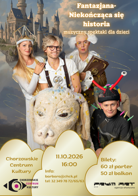 ChCK: Spektakl muzyczny dla dzieci Fantazjana- niekończąca się historia