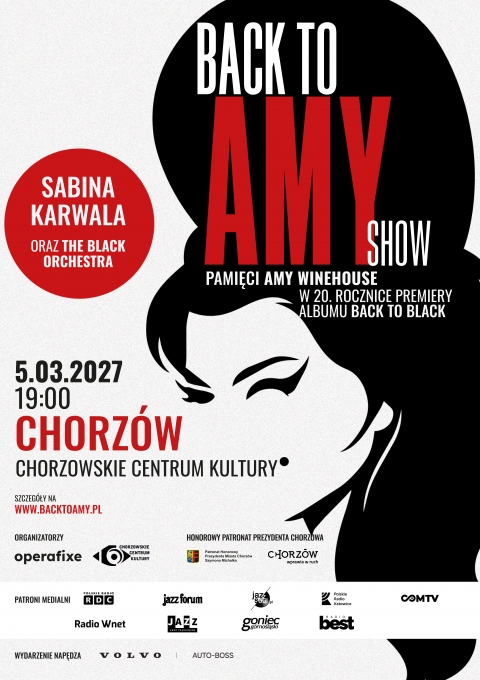 ChCK: BACK TO AMY SHOW – SABINA KARWALA & THE BLACK ORCHESTRA